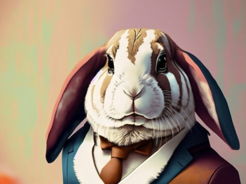 Aiで生成したウサギの画像
