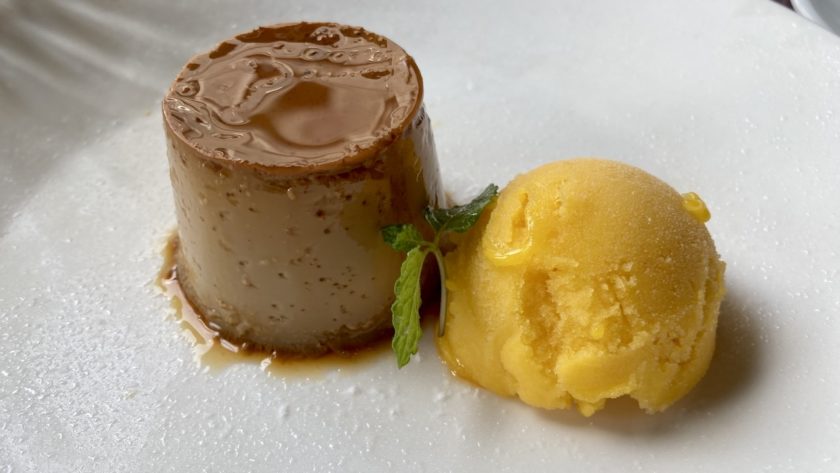 ドルチェ プリンとシャーベット