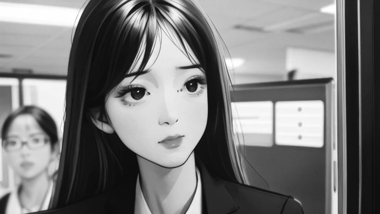 仕事のことを考えている女性のイメージ画像 AI生成