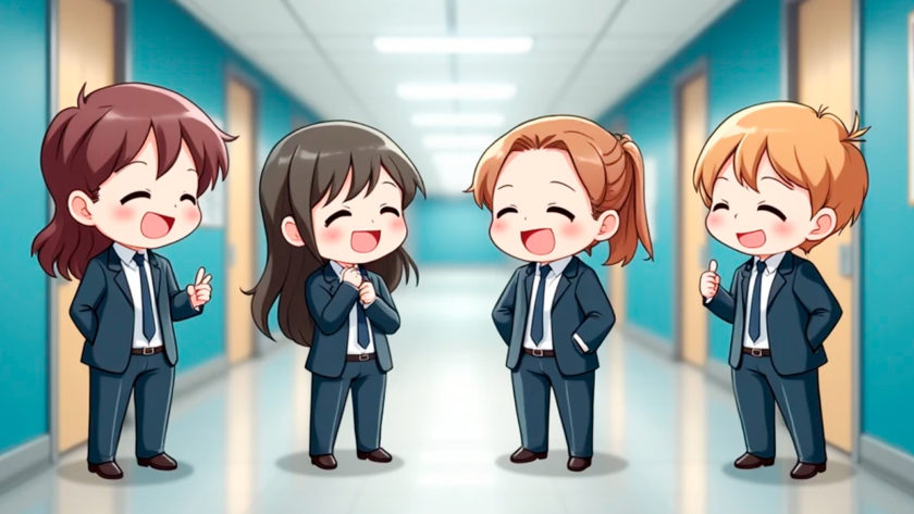 何でも話すチームのイメジ画像 AI生成