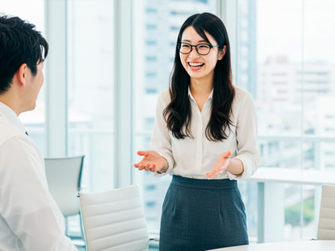 タスク分担するイメージ画像 AI生成