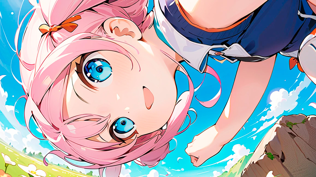 知って笑顔になる女の子のイメージ画像 AI生成