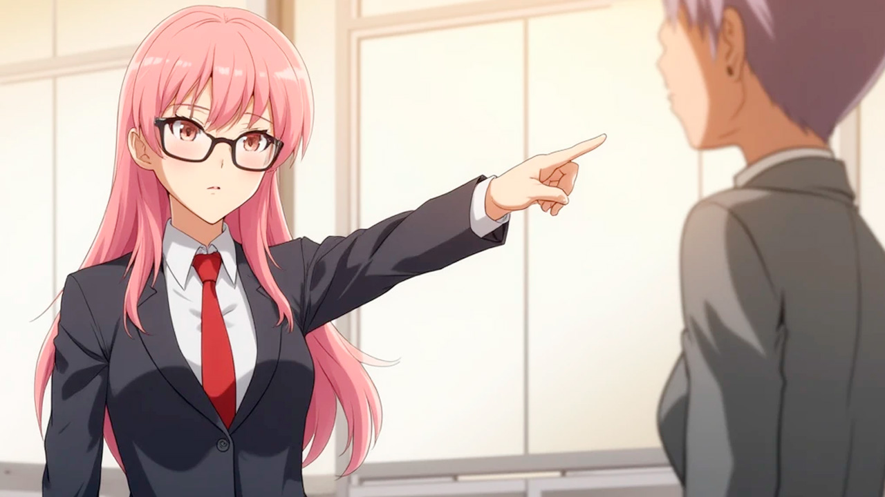 部下を叱責するマネージャー AI生成