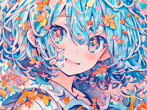 アニメ作画のイメージ AI生成