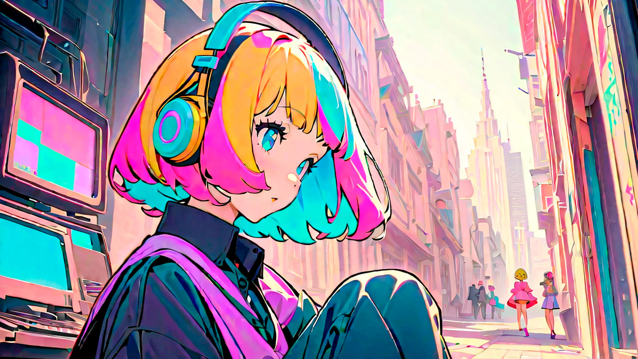 生成AIと女子エンジニアのイメージ画像 AI生成