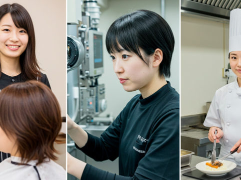 キャリア変化のイメージ画像 AI生成