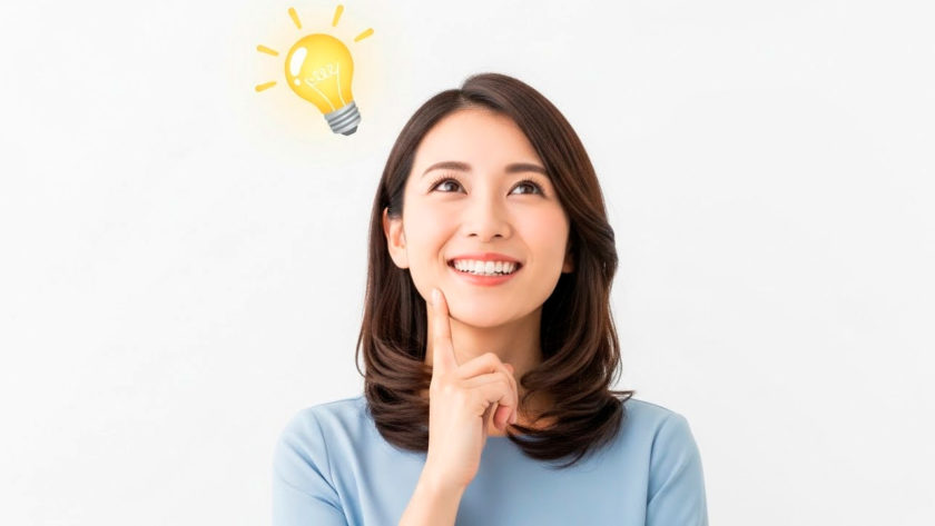 知恵を使うイメージ画像 AI生成