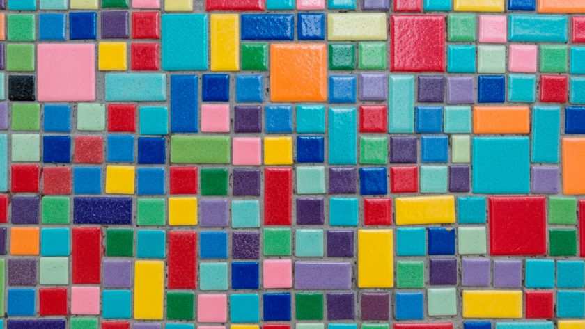 色鮮やかなタイル AI生成