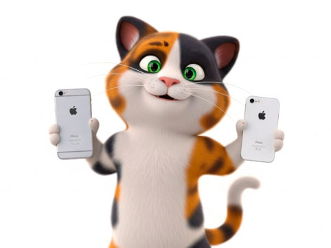 スマホ機種変更のイメージ画像 AI生成