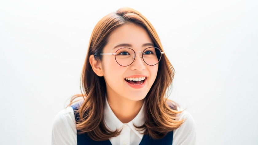 先を予測する女性 AI生成