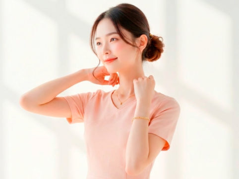 気持ちを切り替える女性のイメージ画像 AI生成