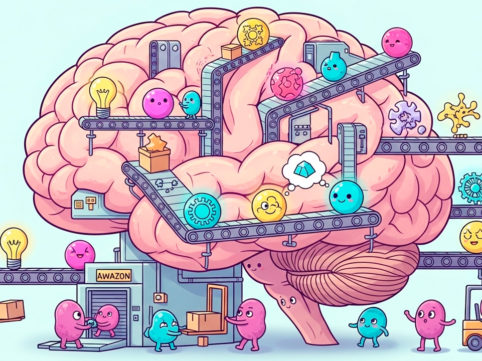 思考回路のイメージ画像 AI生成