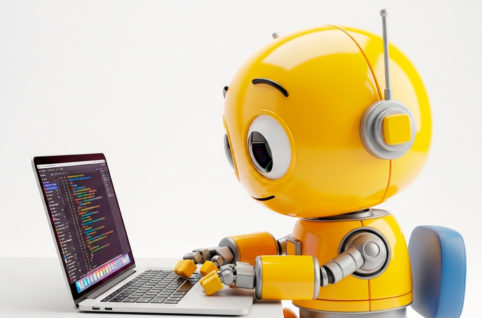 HTMLを書くロボット AI生成