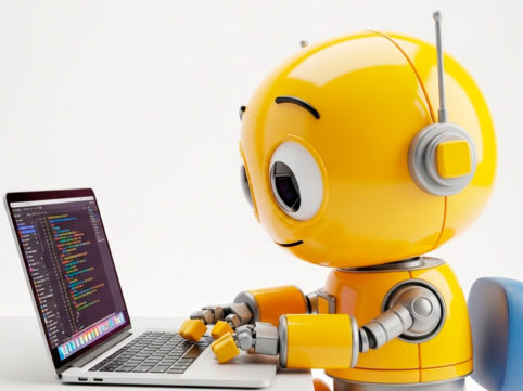 HTMLを書くロボット AI生成